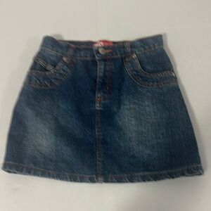 Denim Mini Skirt girl kid size 6X